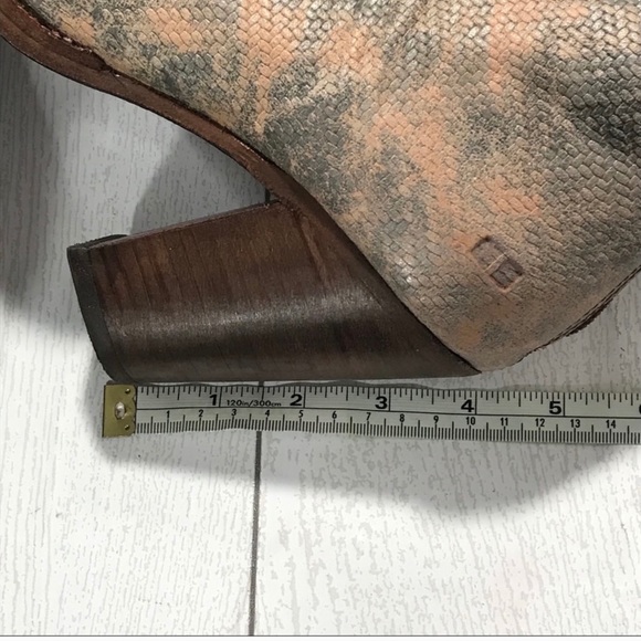 BED STU ONSET P. Peep Toe Booties Size 10 - Picture 7 of 13